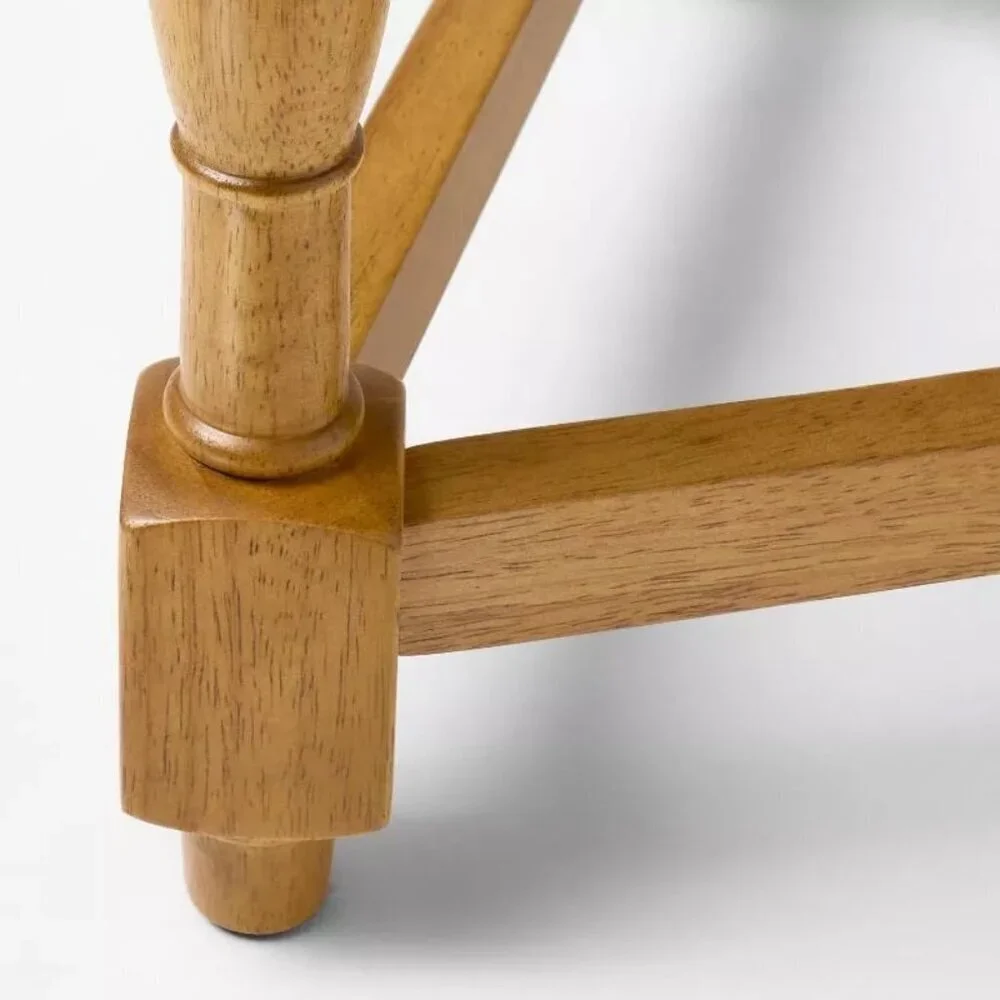 Scalloped Accent Table Light Oak -‎ Threshold Studio McGee - Target 2025 NIB